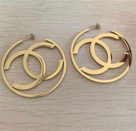 louis vuitton hoops dupe|louis vuitton hoop earrings etsy.